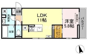 セイル倉敷の物件間取画像